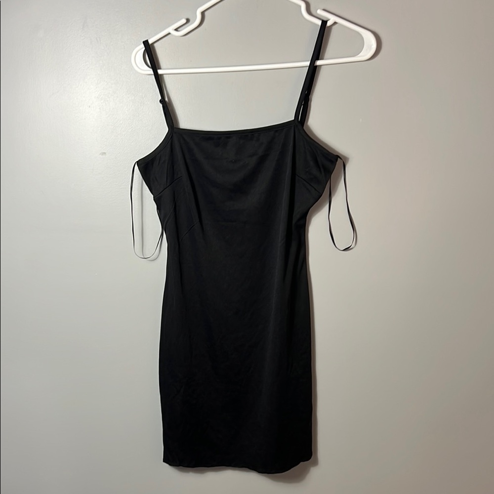 Elegant Black Slip Dress